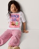 image 1 of F&F Girls 2-Piece Pure Cotton Brunch Club Set in White