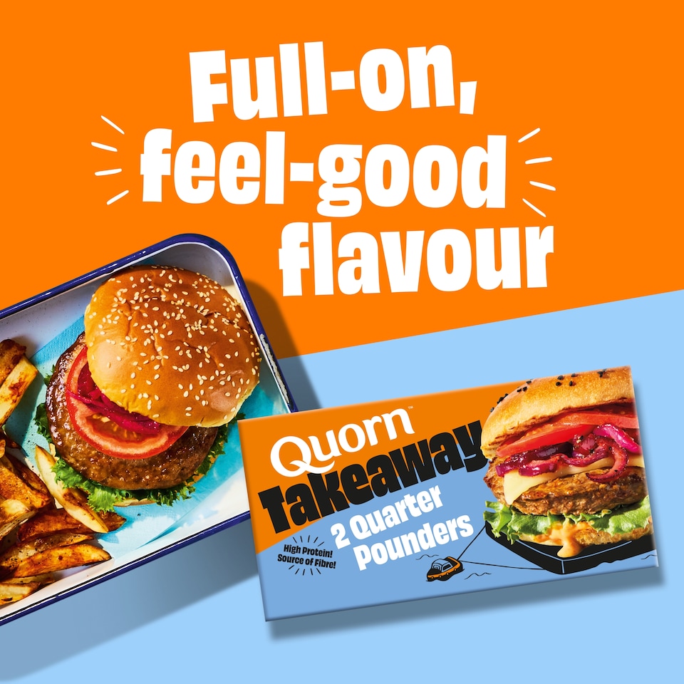 image 1 of Quorn Takeaway Quarter Pounder Burgers 227g