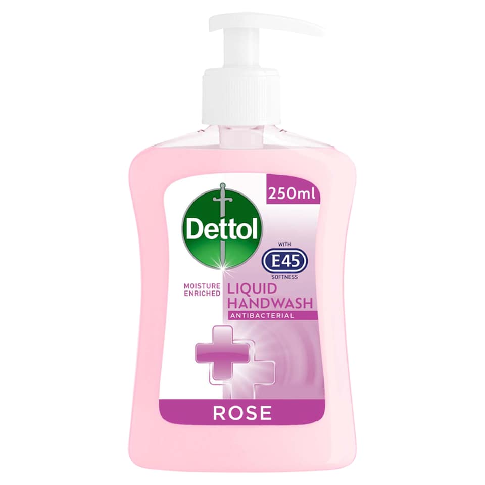 image 1 of Dettol With E45 Handwash Lotus Flower 250Ml