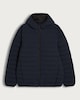 image 5 of F&F Hooded Shower Resistant Puffer Jacket in Navy