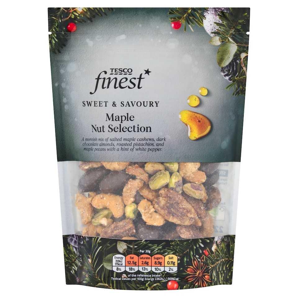 Tesco Finest Maple Nut Selection 225G