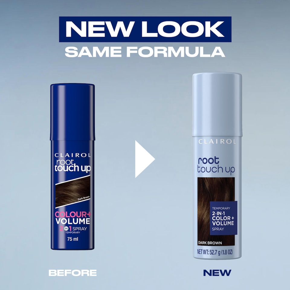 image 1 of Clairol Root Touch up 2 in 1 Spray Black 75ml
