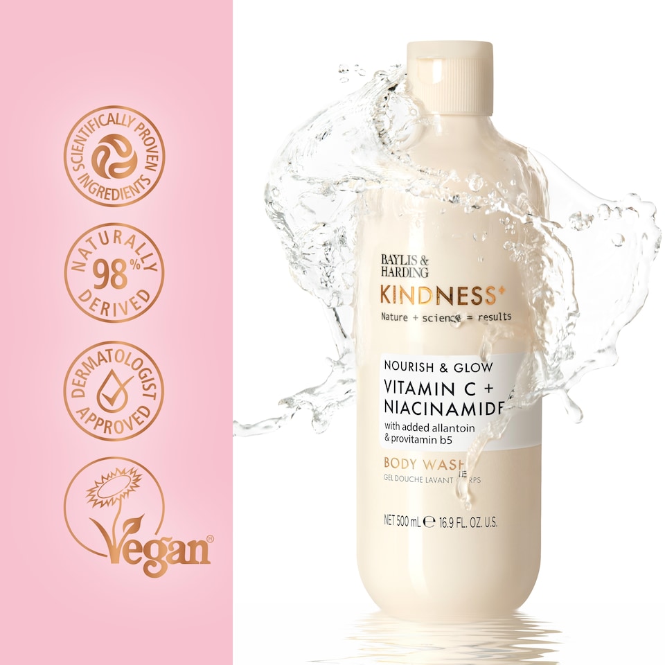 image 1 of Baylis & Harding Kindness Vitamin C & Niacinamide Body Wash 500Ml