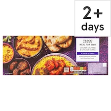 Tesco Chicken Jalfrezi & Chicken Korma Meal For Two 1.197Kg