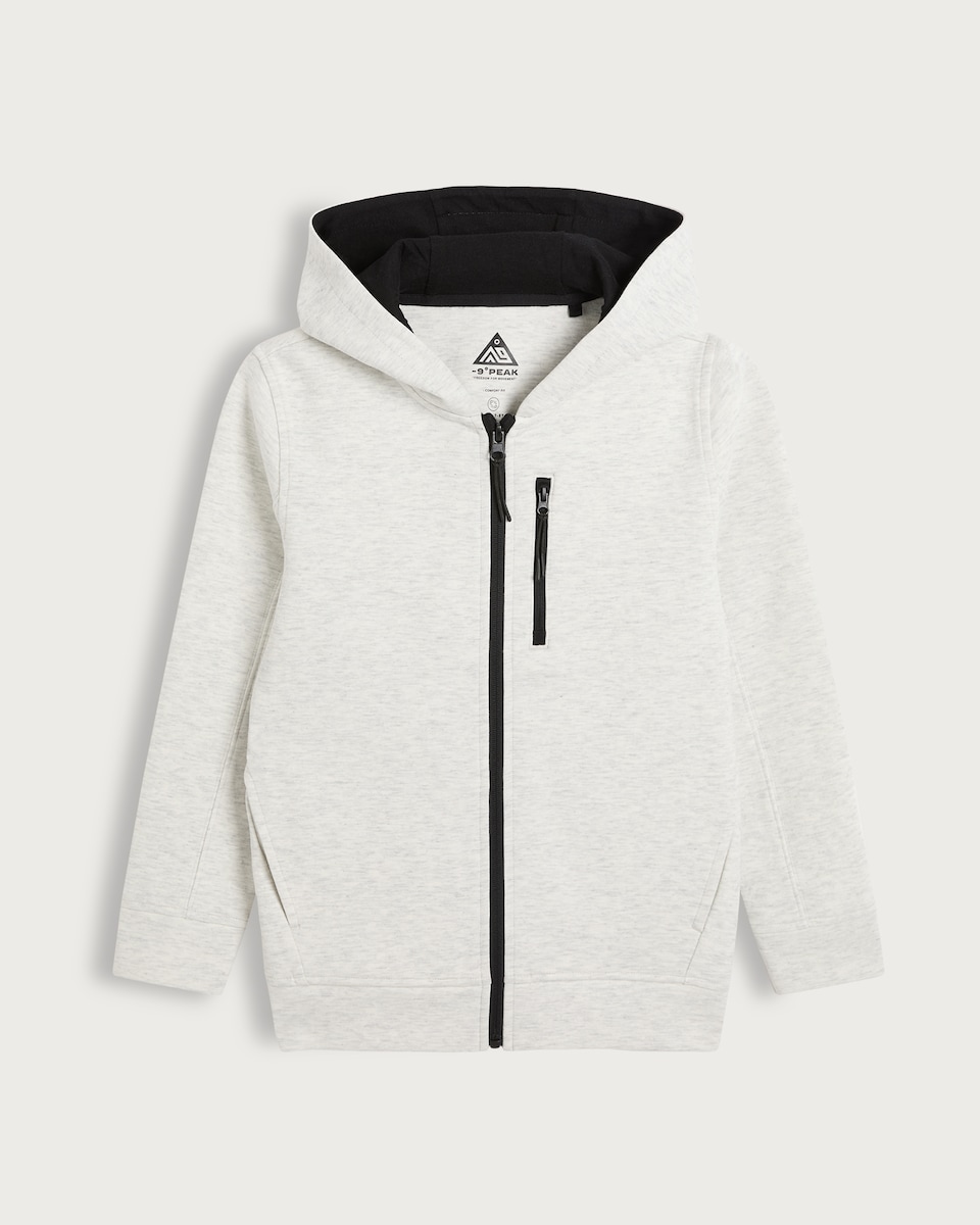 image 1 of 9 Peaks Cotton Rich Zip Up Hoodie in Grey