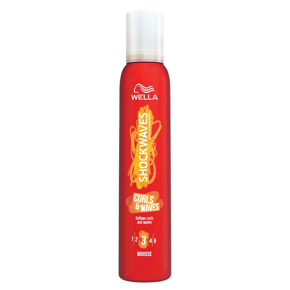 image 1 of Shockwaves Curls & Waves Mousse 200Ml