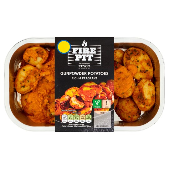 Tesco Fire Pit Gunpowder Potatoes 400G Tesco Groceries