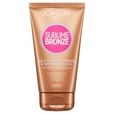 L'oreal Sublime Bronze Self-Tan Gel Tinted 150Ml