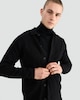 image 2 of F&F Pure Cotton Knitted Button Up Cardigan in Black