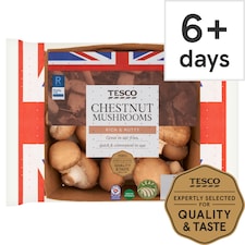 Tesco Family Pack Chestnut Vitamin D Mushrooms 485G
