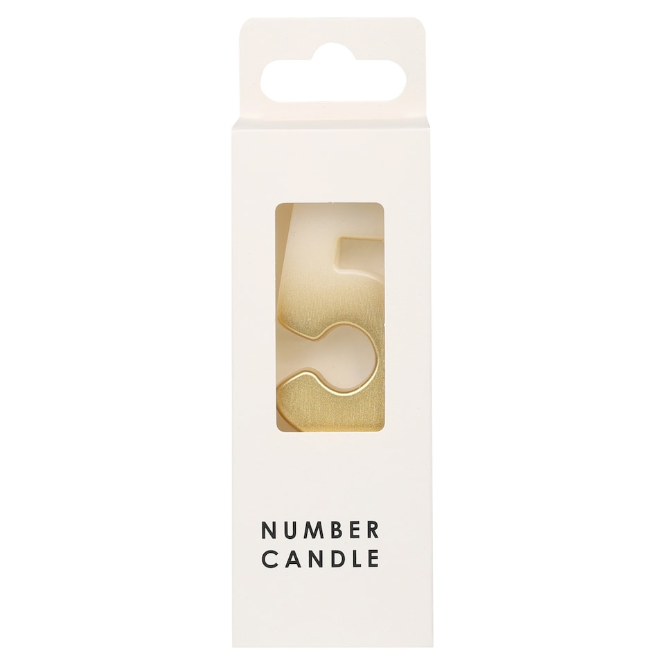 TABLE FUN NUMERICAL CANDLE NO.5