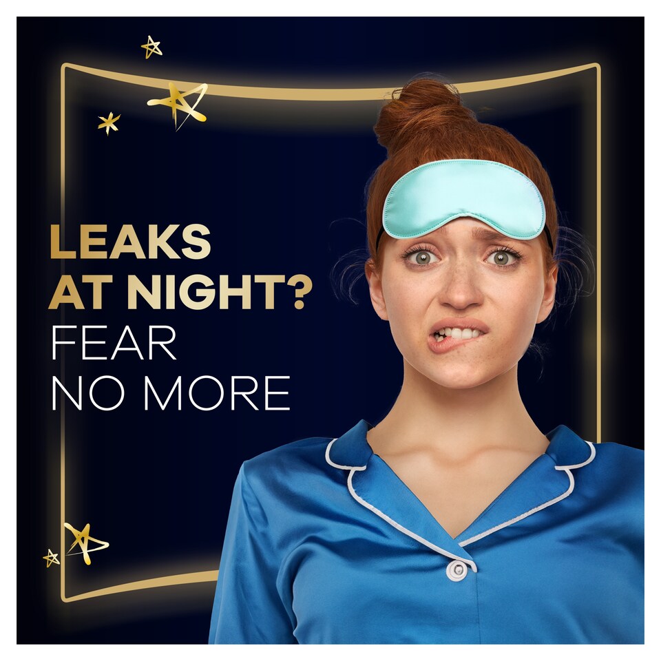 image 1 of Always Ultra Secure Night Extra Sanitary Towels Size 5 Wings 14 Pack