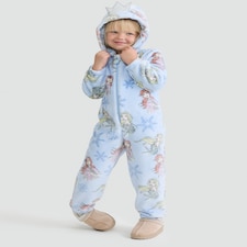 Disney Frozen Princess Fleece Onesie in Blue