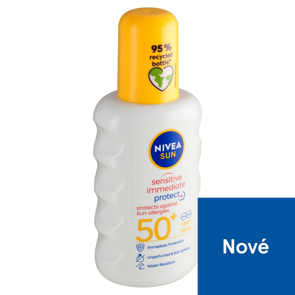 Nivea Sun Sensitive Sprej na opalování OF 50+ 200ml