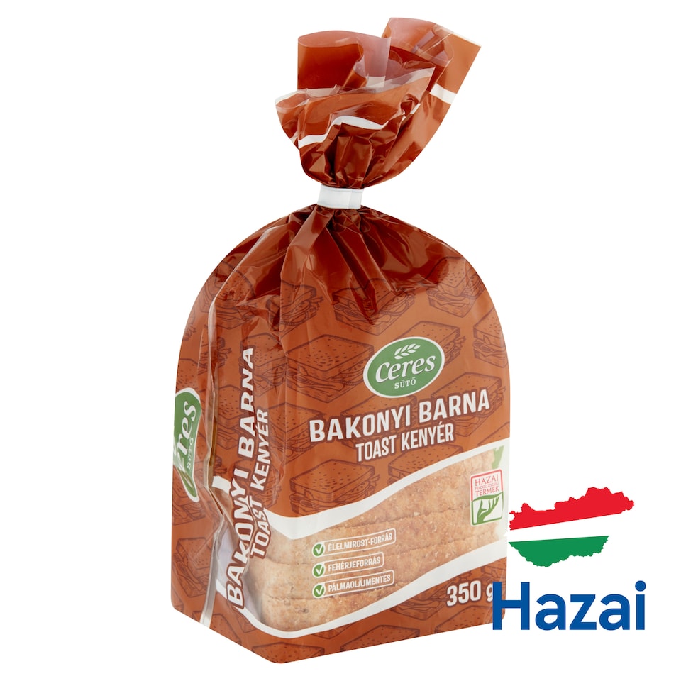 Ceres Bakonyi Brown Toast Bread 350 g
