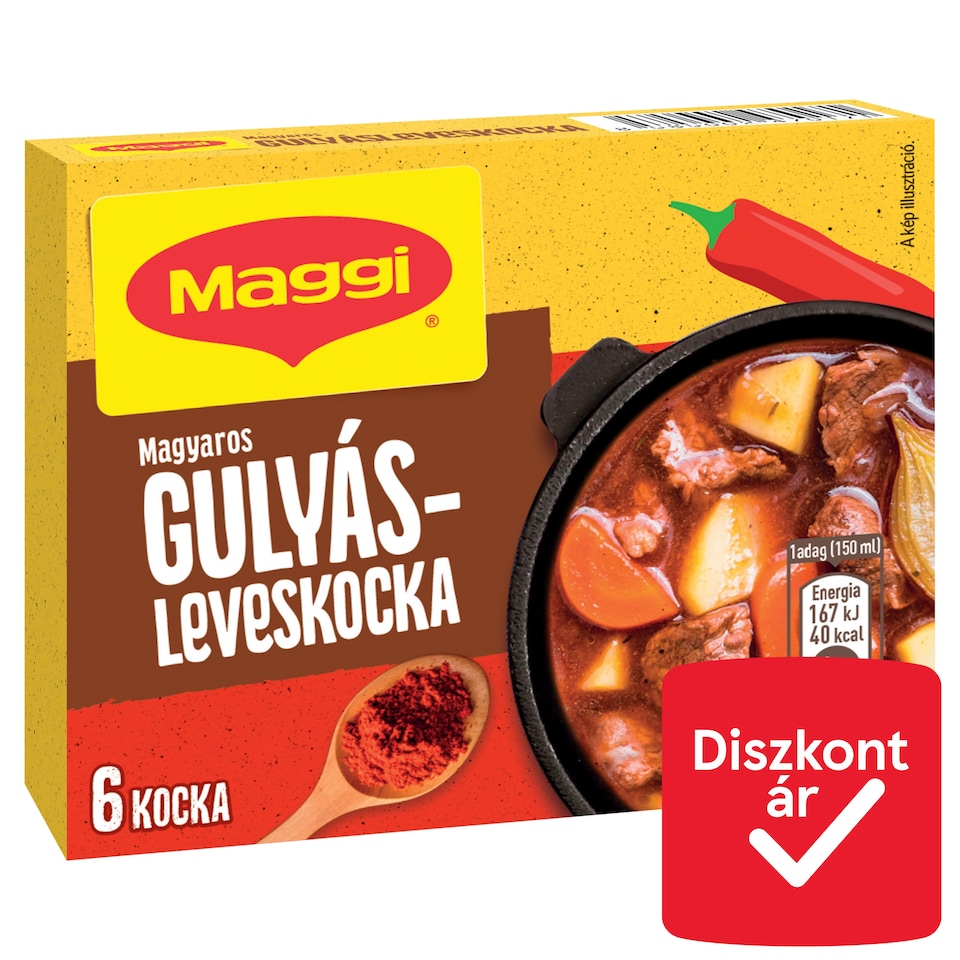 Maggi magyaros gulyásleveskocka 60 g