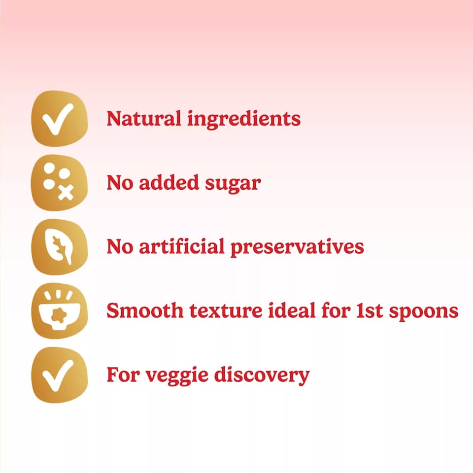 image 1 of Cow & Gate Carrot Baby Food Snack Jar 6+ Months 125g