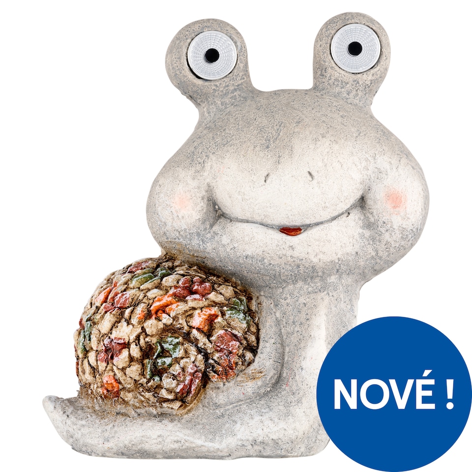 LED Solar Lamp Snail 26.5 x 14.5 x 31 cm