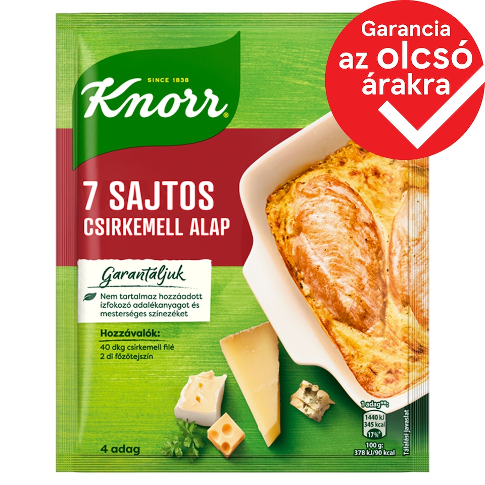 Knorr 7 sajtos csirkemell alap 35 g