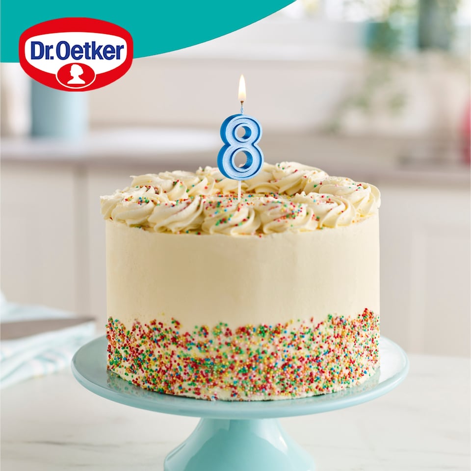 image 1 of Dr. Oetker Number 8 Candle