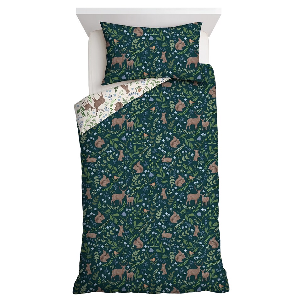 F&F Home Bedding Woodland Duvet Set Single
