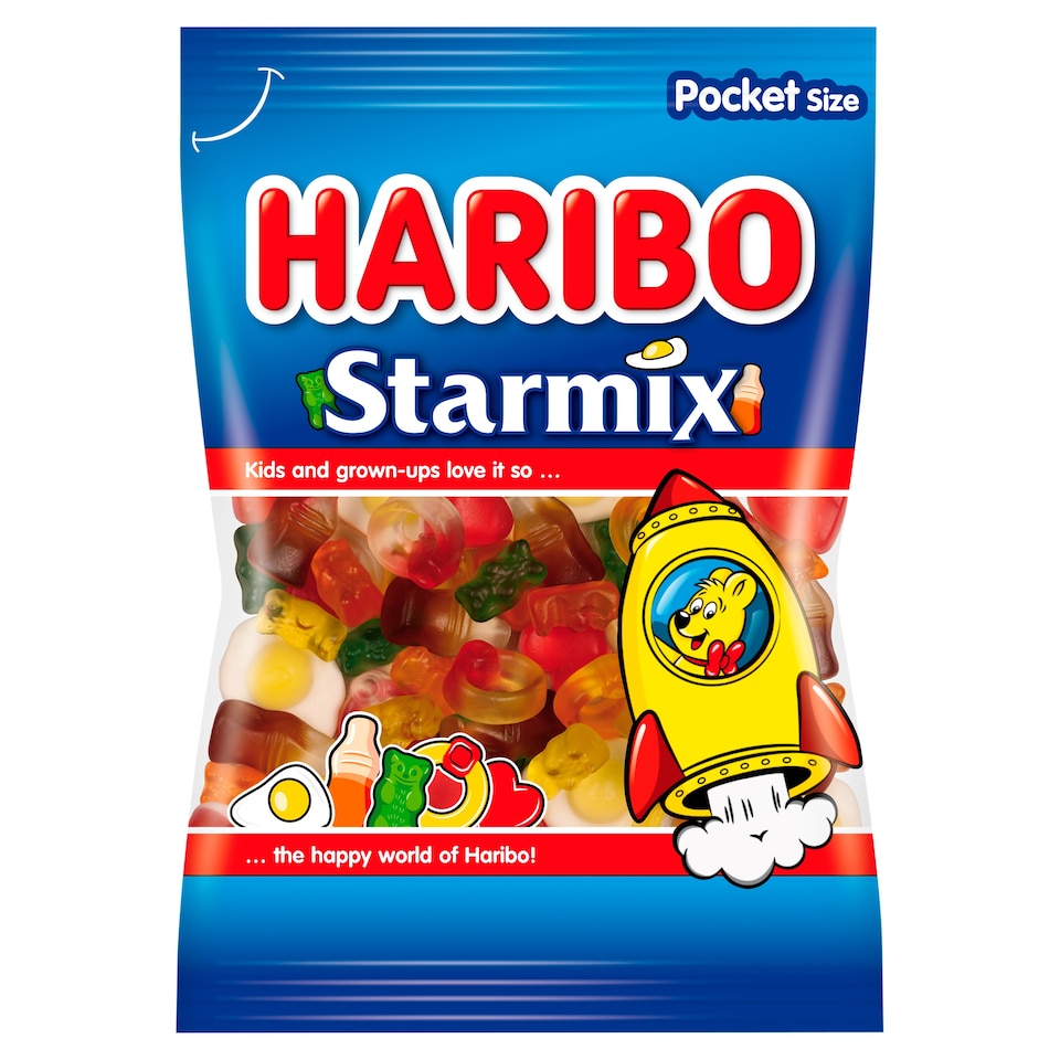 Haribo Starmix Fruit and Cola Flavoured Gums 80 g