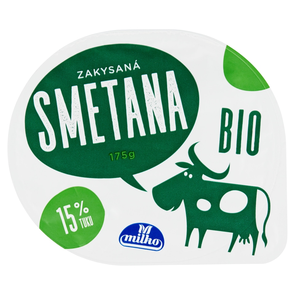 Obrázek 1 pro produkt Milko Bio zakysaná smetana 175g