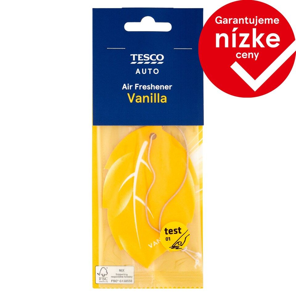 Tesco Auto Osviežovač vzduchu vanilka 1 ks