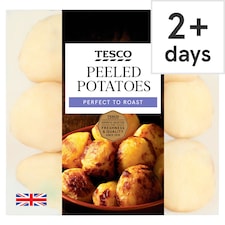 Tesco Peeled Potatoes 750G