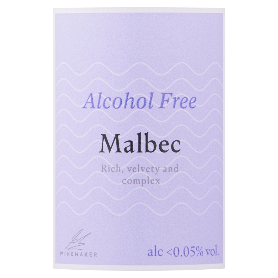 Malbec alkoholmentesített vörösborból készült ital <0,05% 0,75 l  1. kép