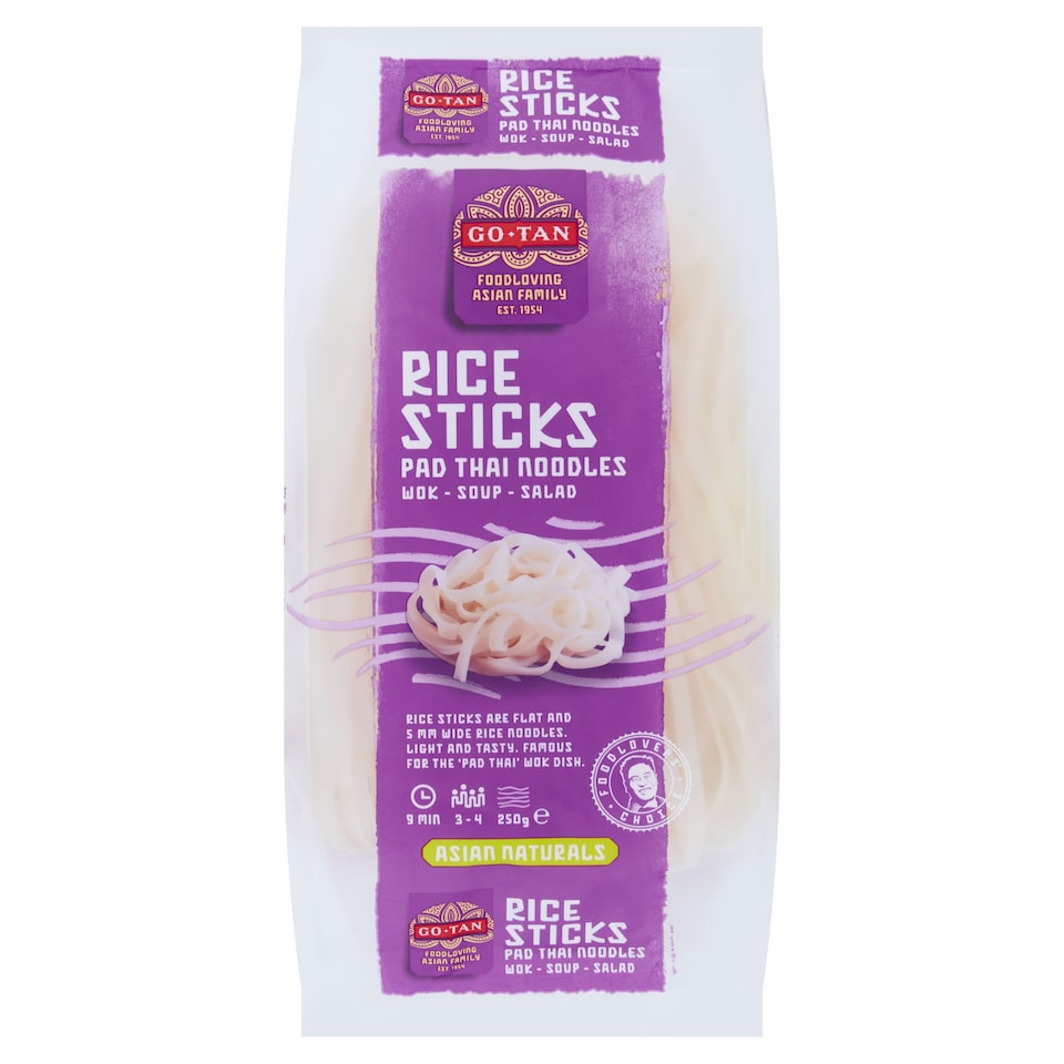Go Tan Rice Sticks Pad Thai Noodles 250G