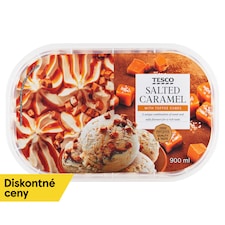 Tesco Salted Caramel with Toffee Cubes 900 ml
