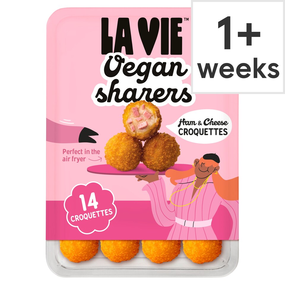 image 1 of La Vie Vegan Sharers Ham & Cheese Croquettes 140g