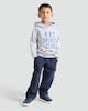 image 2 of F&F Boys Cotton Rich N.Y.C. Sports Club Hoodie and Joggers in Multi