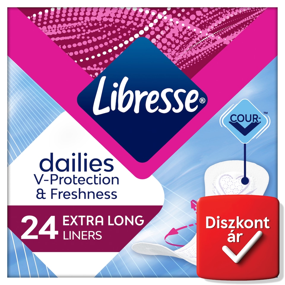 Libresse Dailies Fresh Extra Long tisztasági betét 24 db  1. kép