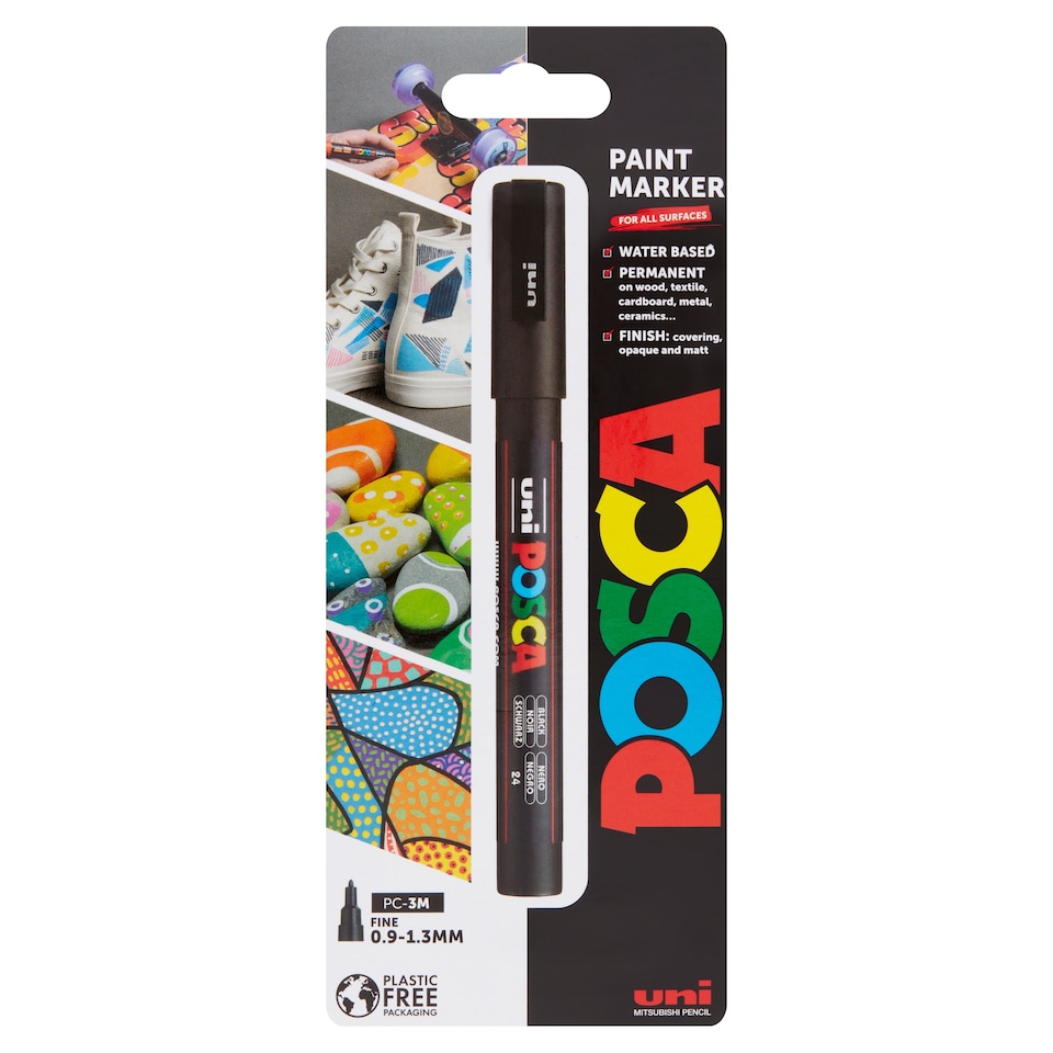 image 1 of Uniball Posca Black Paint Marker