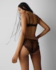 image 4 of F&F Satin Leopard Brazilian Knickers in Multi