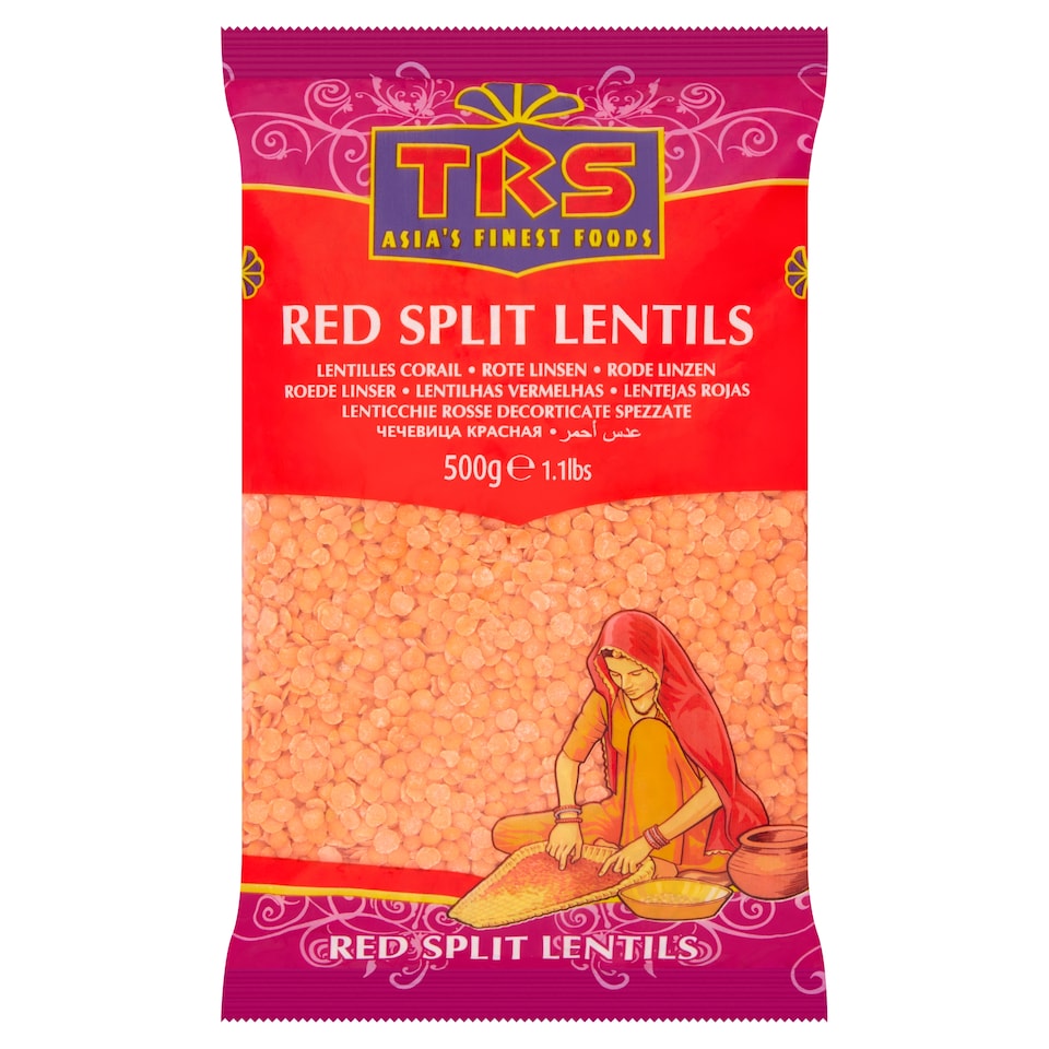 TRS Red Split Lentils 500G