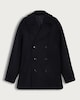 image 5 of F&F Double-Breasted Peacoat with Wool in Navy