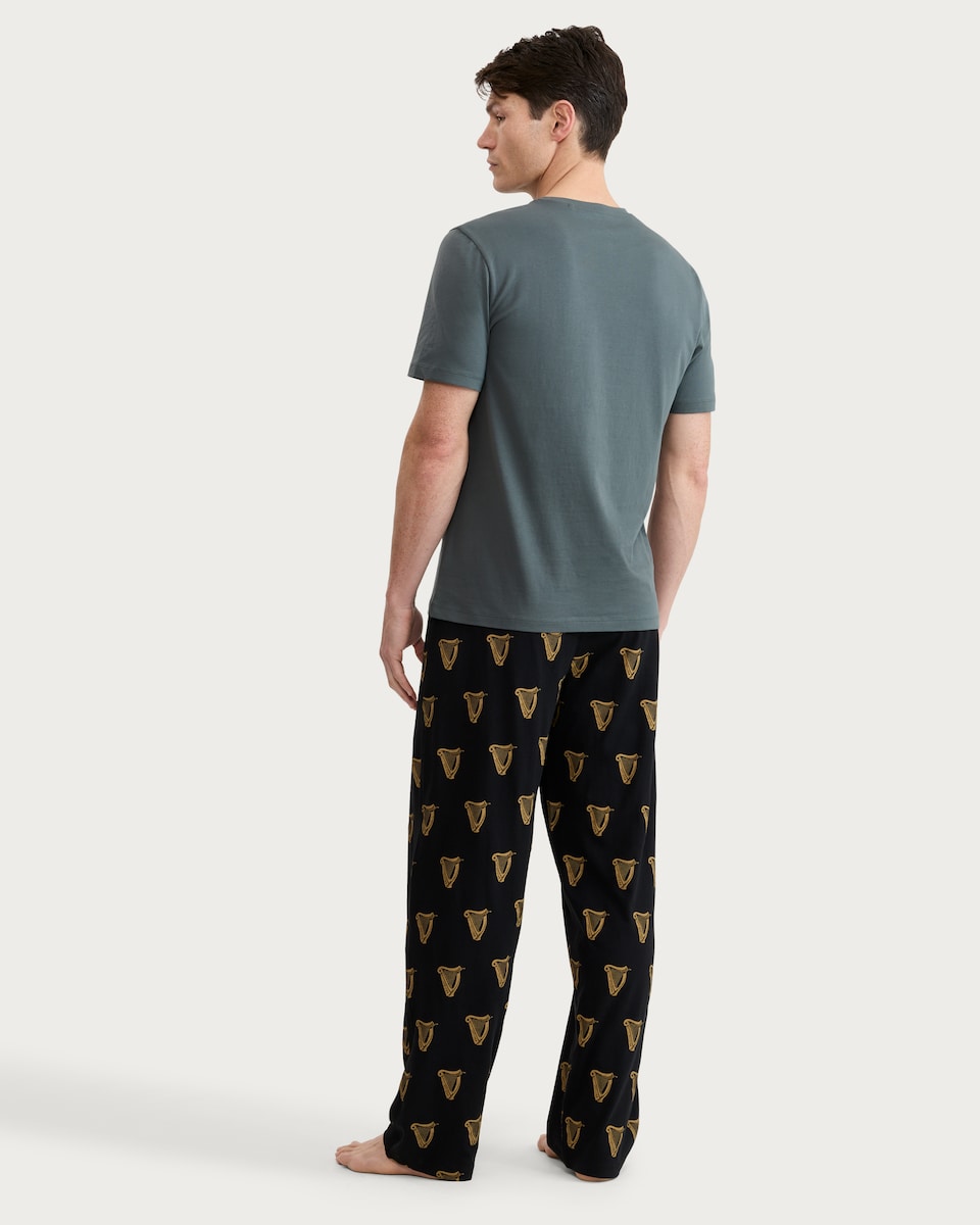 image 1 of Guinness Pure Cotton Pyjama Set in Multi