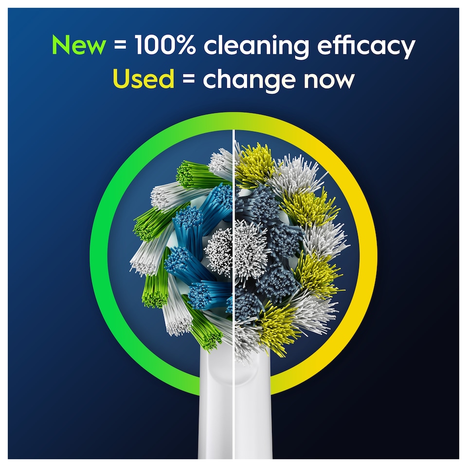 image 1 of Oral-B Pro C/Act Electric Replacement White Toothbrush Heads 5 Pack