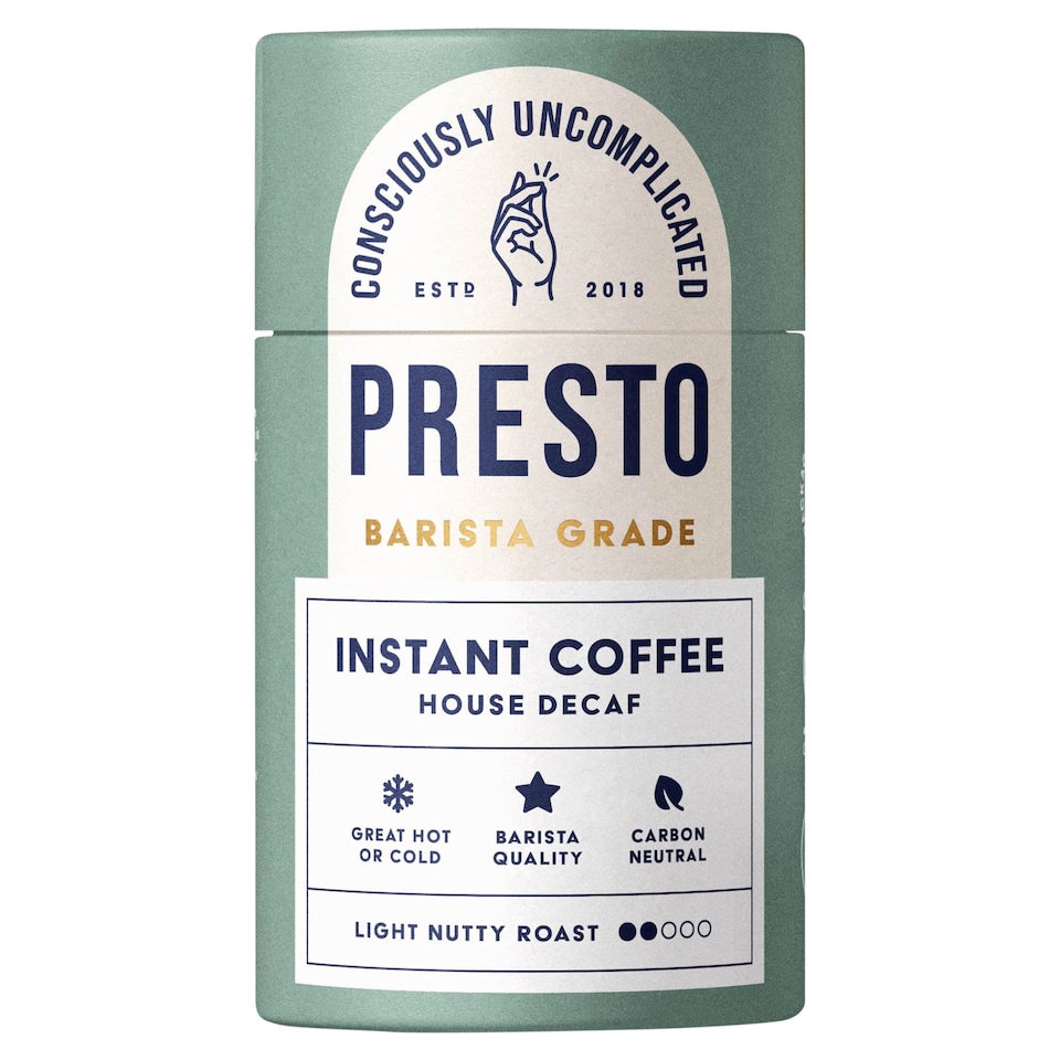 Presto Instant Coffee House Decaf 90g