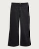 image 4 of F&F Cotton Rich Patch Pocket Flared Jeans in Black