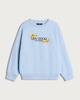 image 4 of Vincent Van Gogh Cotton Rich Sunflowers Sweatshirt in Blue