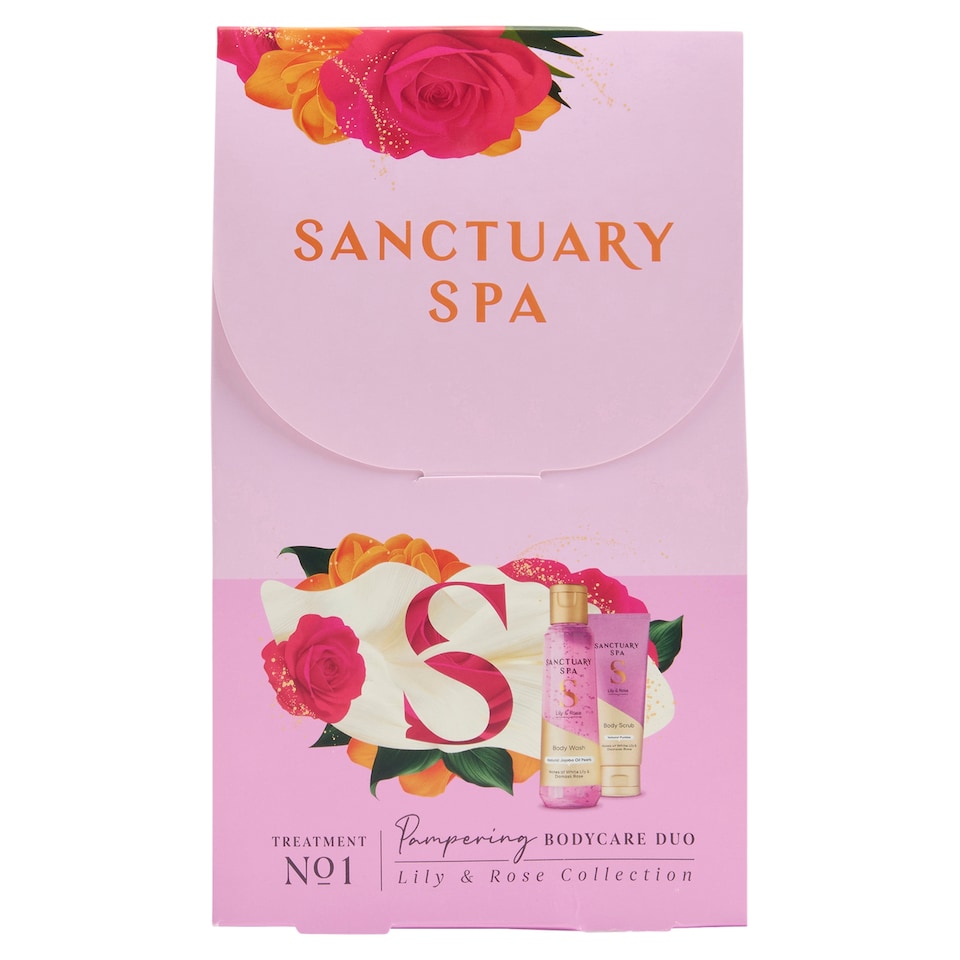 image 1 of Sanctuary Spa Lily & Rose Pampering Bodycare Duo Gift Set
