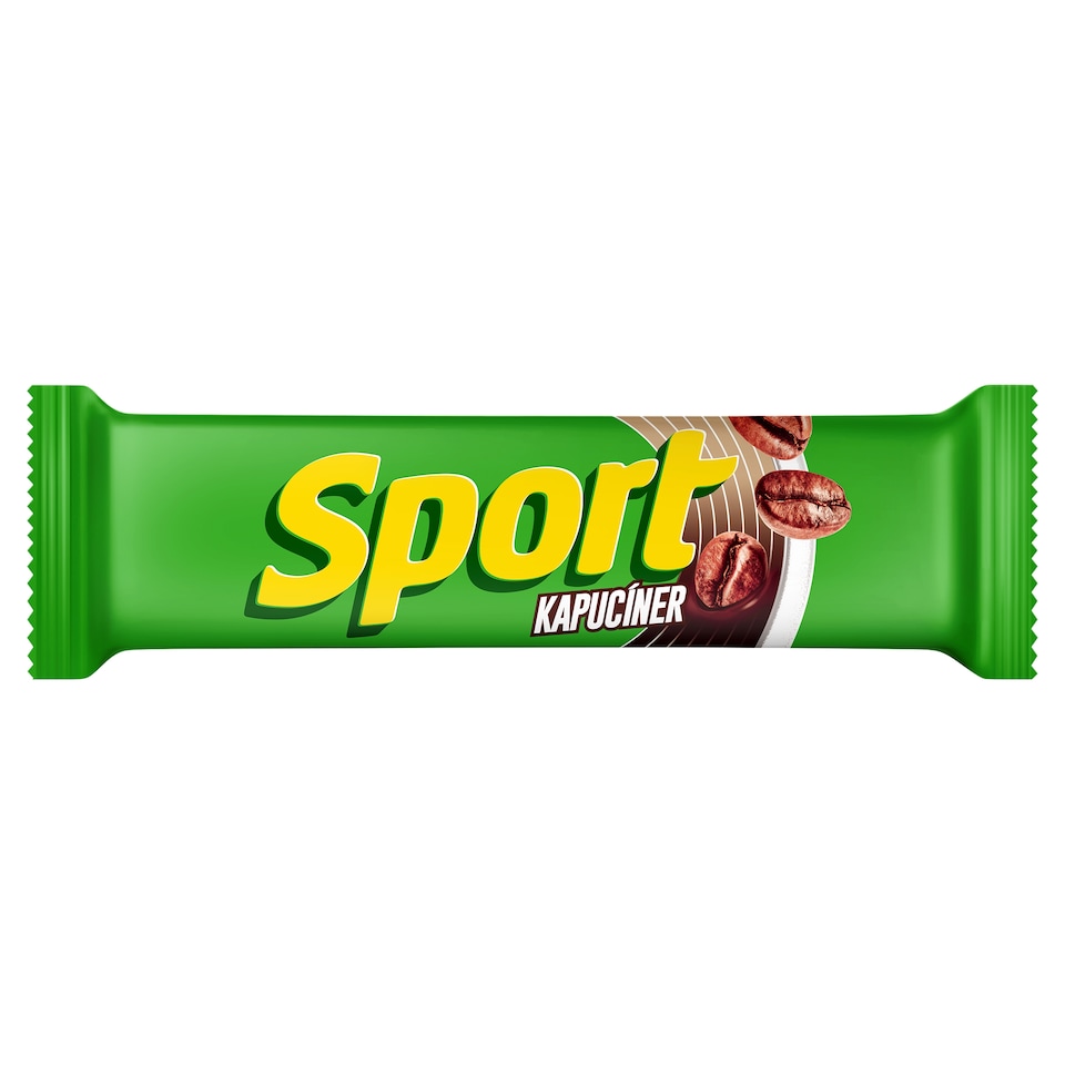 Sport Kapucíner étcsokoládéval bevont szelet kávés töltelékkel és tejszínízű töltelékkel 31 g