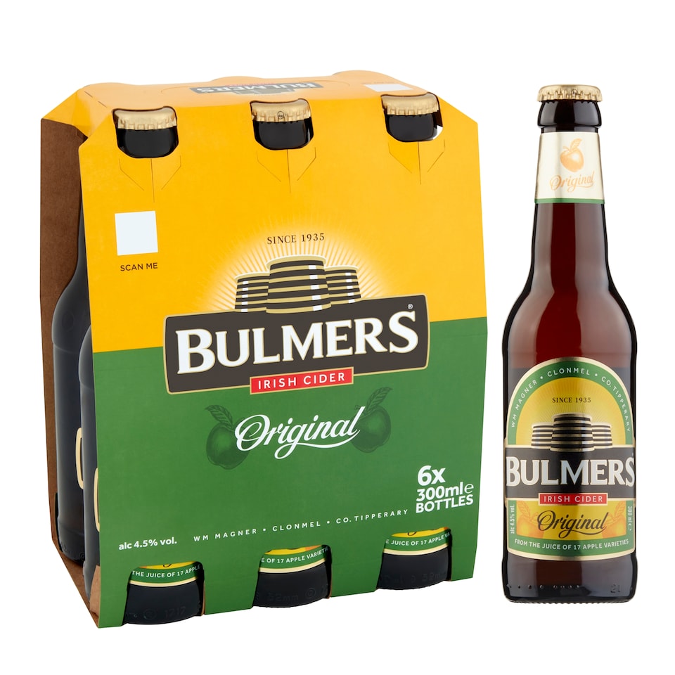image 1 of Bulmers Original Irish Cider 6X300ml