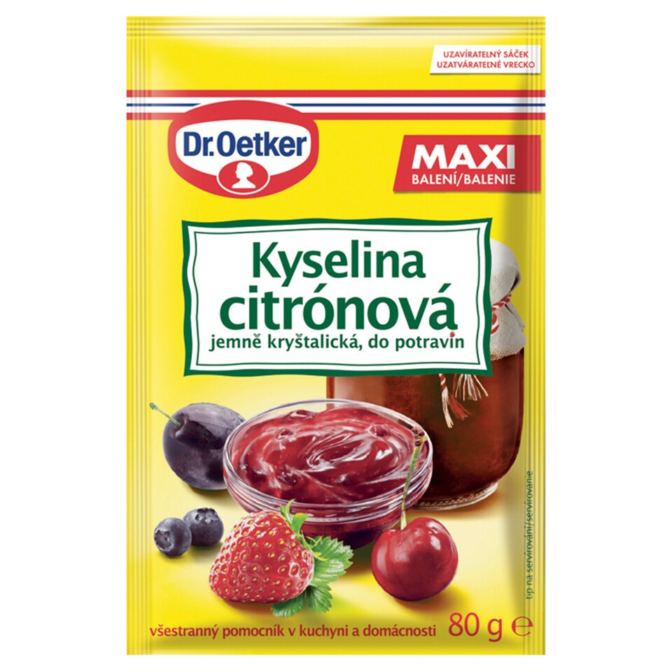 Dr. Oetker Kyselina citrónová 80 g