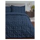 image 1 of F&F Home Bedding Marrakech Navy Pinch Pleat Duvet Set Double