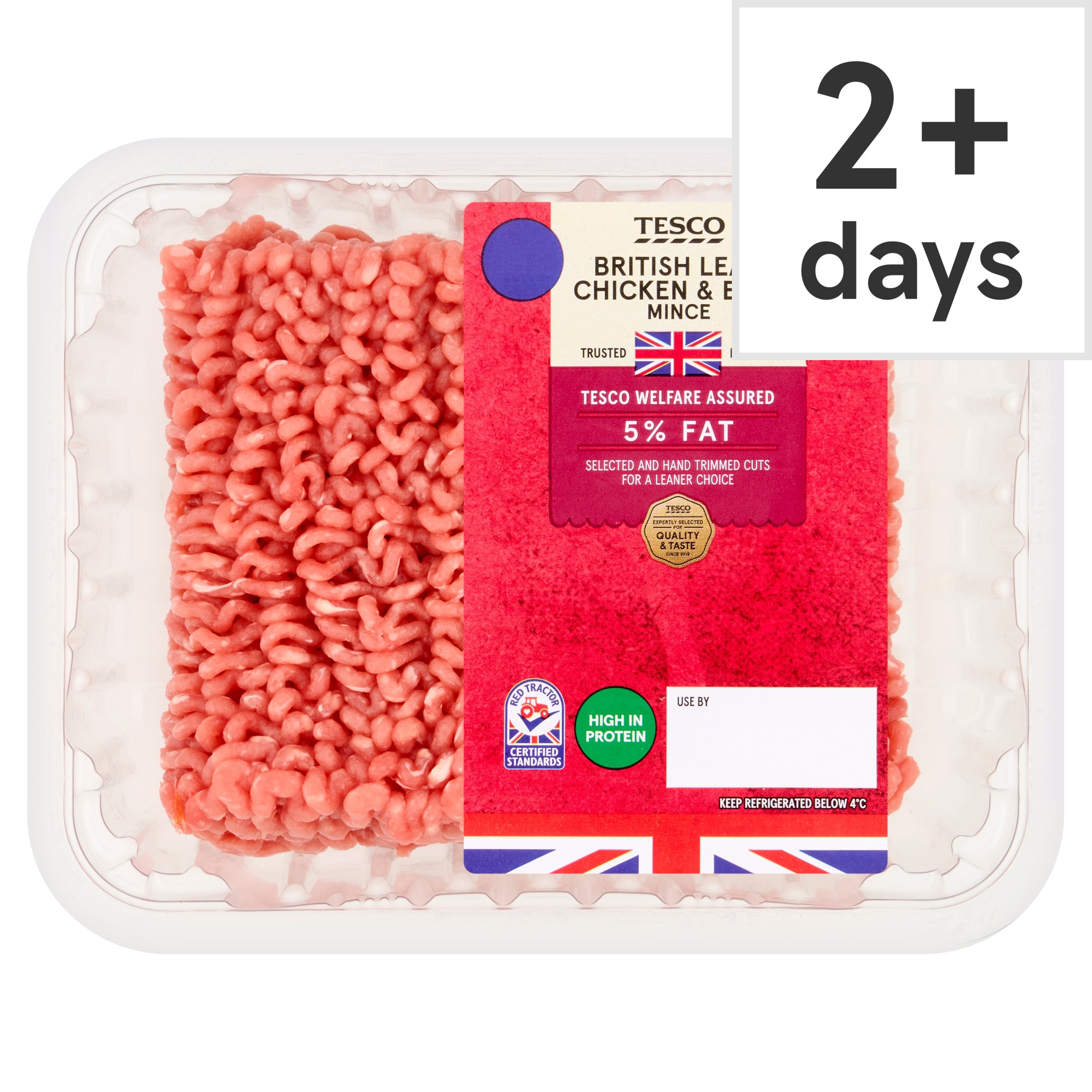 Tesco Chicken & Beef Mince 500g